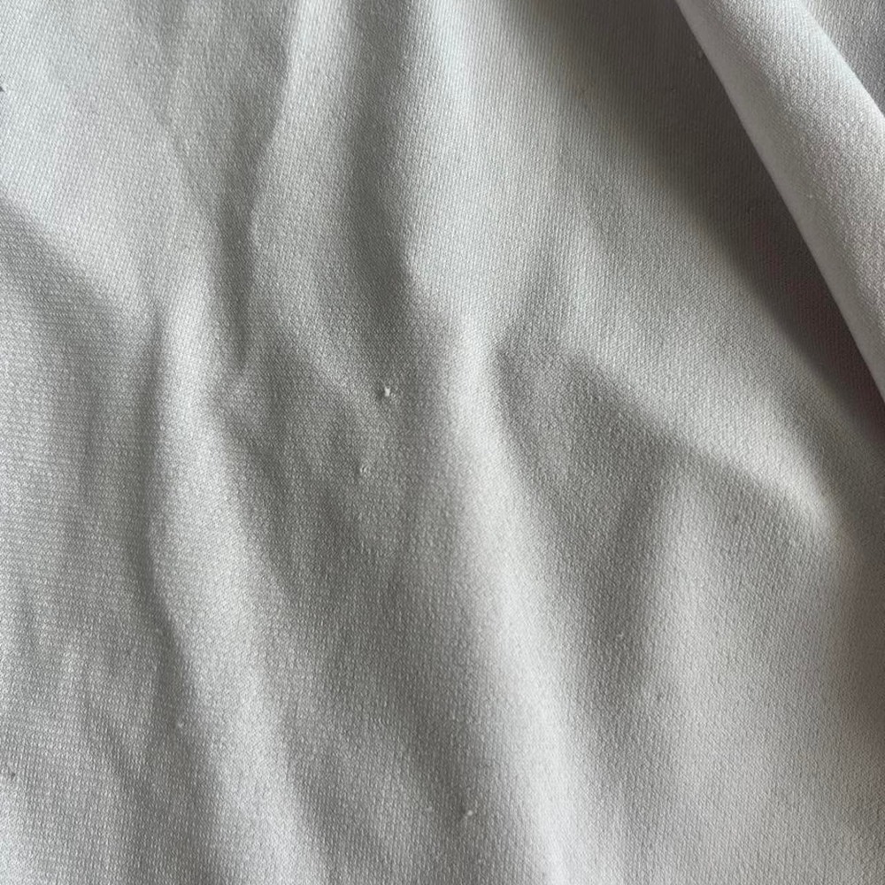 Fabletics White & Burgundy Strappy Athletic Tank Top - Picture 4 of 4